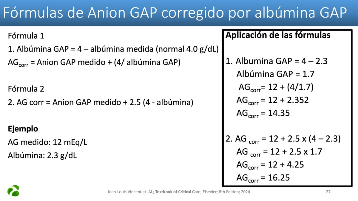 DrUnzueta's tweet image. FÓRMULA DE ANION GAP CORREGIDO POR ALBÚMINA GAP
#acidobase #aniongap #albumina 

Todo el material lo encuentras en: 
medicinacritica.wisboo.com/courses/Actual… 

Sigamos aprendiendo 🍃