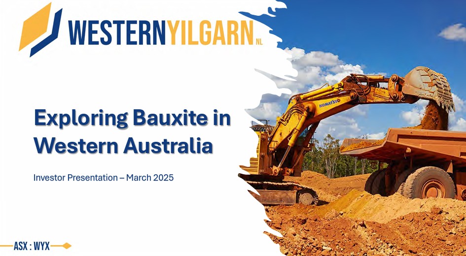 We are pleased to share an updated Investor Presentation, detailing the updated MRE of 168.3Mt at 36.1% Al203 &amp; 14.7% total SiO2 at our Julimar West #Bauxite Project and details about the bauxite market.

View the full presentation: tinyurl.com/38ebfbfs

$WYX
