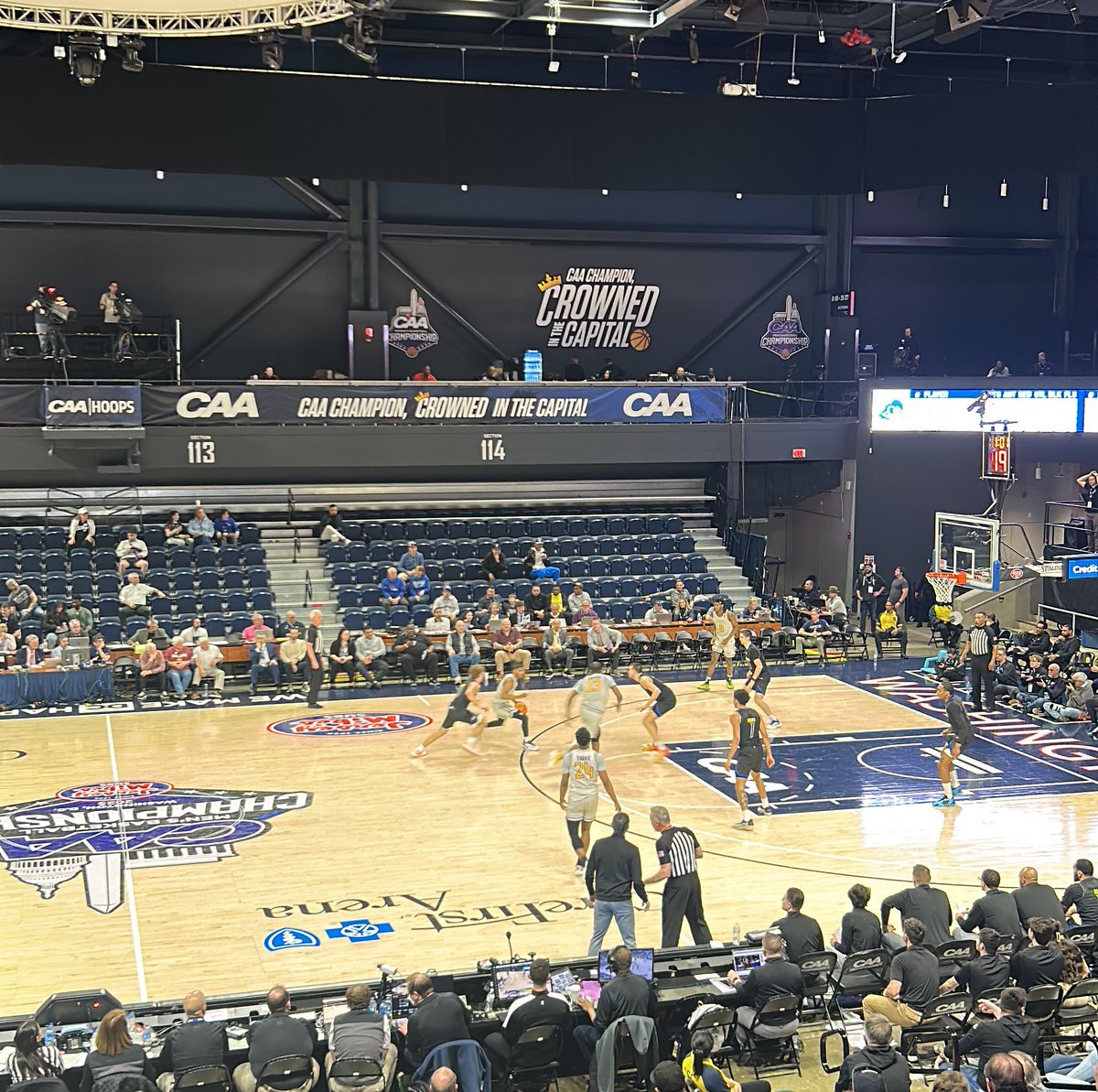 Karl Heiser (@kheisercbb) on Twitter photo Back in SE D.C. for the CAA Semifinals!
Tonightโs games:
๐ (1) Towson vs. (12) Delaware
๐ (2) UNCW vs. (3) Charleston
<a href="/JimmerRangePod/">Jimmer Range</a> Back in SE D.C. for the CAA Semifinals!
Tonightโs games:
๐ (1) Towson vs. (12) Delaware
๐ (2) UNCW vs. (3) Charleston
<a href="/JimmerRangePod/">Jimmer Range</a>