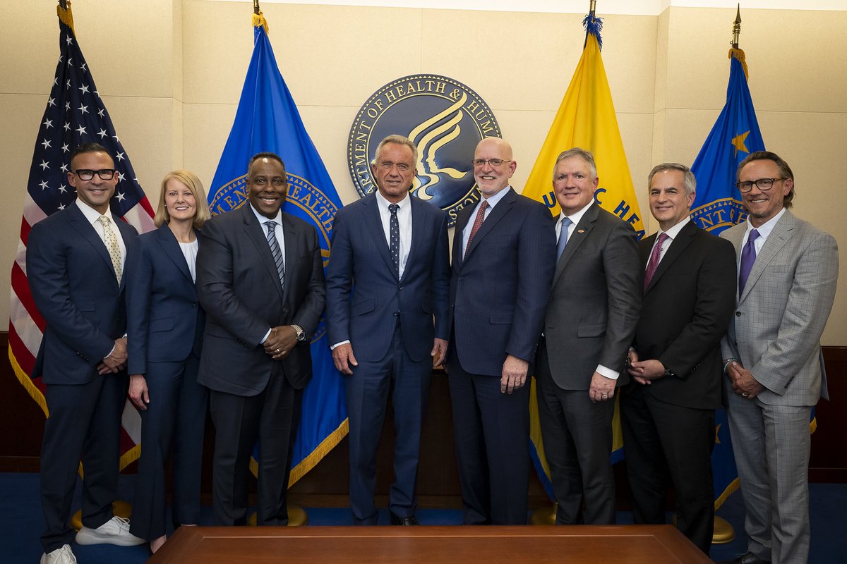 Secretary Kennedy (@seckennedy) on Twitter photo Great discussion today with @ConsumerBrands CEOs of <a href="/KraftHeinzCo/">The Kraft Heinz Company</a> <a href="/GeneralMills/">General Mills</a> <a href="/TysonFoods/">Tyson Foods</a> <a href="/KelloggsUS/">Kellogg's</a> <a href="/smuckers/">Smucker's</a> and <a href="/PepsiCo/">PepsiCo</a> on advancing food safety and radical transparency to protect the health of all Americans, especially our children. We will strengthen consumer trust by Great discussion today with @ConsumerBrands CEOs of <a href="/KraftHeinzCo/">The Kraft Heinz Company</a> <a href="/GeneralMills/">General Mills</a> <a href="/TysonFoods/">Tyson Foods</a> <a href="/KelloggsUS/">Kellogg's</a> <a href="/smuckers/">Smucker's</a> and <a href="/PepsiCo/">PepsiCo</a> on advancing food safety and radical transparency to protect the health of all Americans, especially our children. We will strengthen consumer trust by
