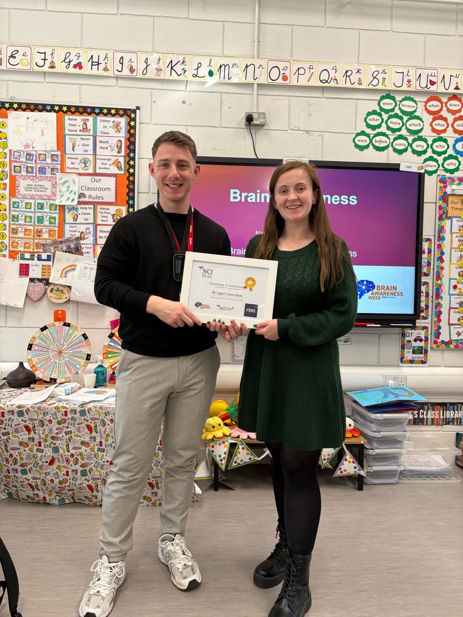 St. Declan’s N.S. (@decsash) on Twitter photo We were delighted to have Dr. Conor Thornberry <a href="/CMThornberry/">Conor Thornberry</a> visiting Mr. McKeown’s 6th Class & Ms. Leggett’s Senior Infants today as part of Brain Awareness week. 6th class pupils made amazing posters while Senior Infants made play-doh brains and coloured in the brain! <a href="/NCIRL/">National College of Ireland</a> We were delighted to have Dr. Conor Thornberry <a href="/CMThornberry/">Conor Thornberry</a> visiting Mr. McKeown’s 6th Class & Ms. Leggett’s Senior Infants today as part of Brain Awareness week. 6th class pupils made amazing posters while Senior Infants made play-doh brains and coloured in the brain! <a href="/NCIRL/">National College of Ireland</a>