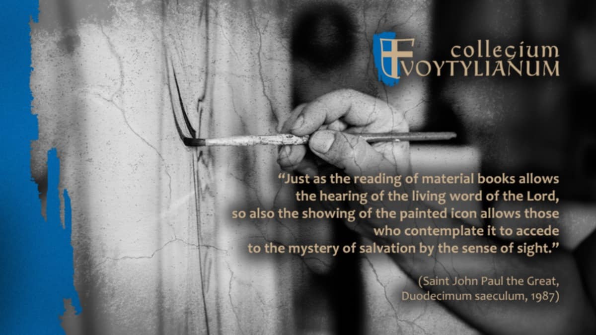 CVoytylianum's tweet photo. According to the Holy Father, "the doctrine of the Council [of Nicaea II] nourished the art of the Church both in the East and the West, inspiring the creation of works of sublime beauty and depth". #Wojtyla #KarolWojtyla #JohnPaulII #popejohnpaulii #art #Catholic #religiousart https://t.co/PoxLEx3Van