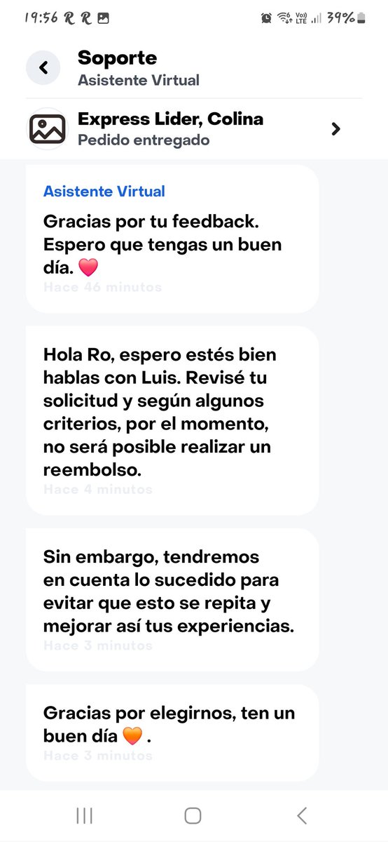 Oye <a href="/RappiChile/">RappiChile</a> , cuál es el criterio que utilizan??
Varios pedidos en mal estado t la respuesta es la misma??