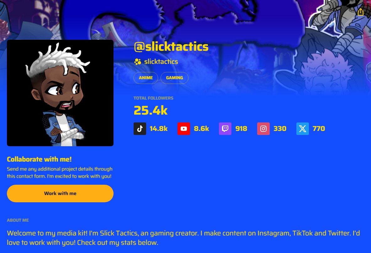 Slicktactics's tweet image. Its 2025 soooo Hi, I'm Slick Tactics I'm a creator that loves spending a lot of time sharing my passion for Fighting Games, JRPGs, and Anime! and I would love to hear/work with you! 🔗beacons.ai/slicktactics