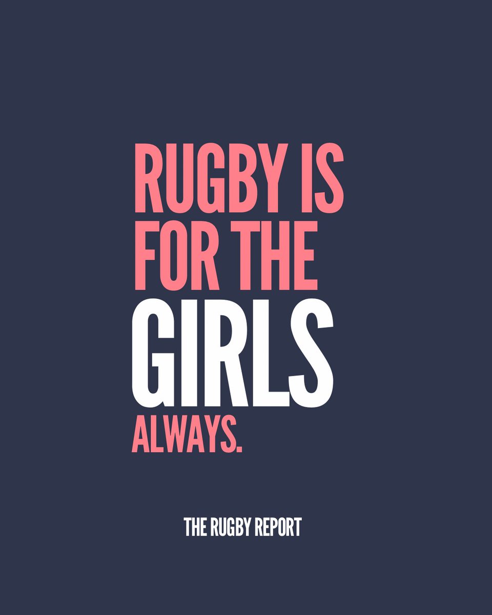 Rugby is for the girls - ALWAYS.

A friendly reminder to anyone who thinks girls are not welcome 🙏 

To the girls who saw that post - you are welcome in the game, please remember that 👏🏼