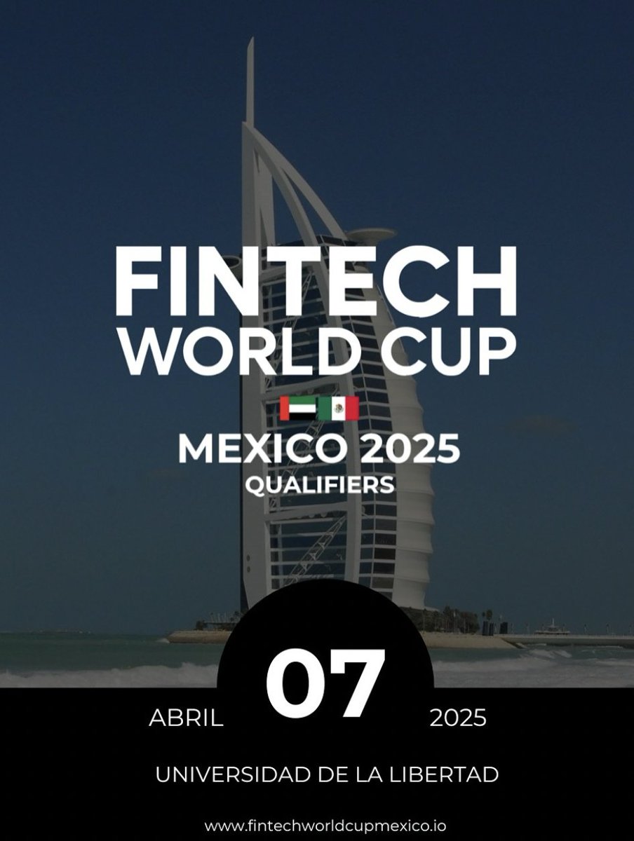 Udelalibertad's tweet photo. @DubaiFinTechSum Taggea a ese amigo o amiga amante de las #Fintechs que NECESITA saber esto. 📢🗣️
Dubái te espera. ¿Vas o qué? 👀
Tu startup, tu visión, tu futuro. 🌎💸
#FintechWorldCup #UL #DubaiFinTech #Startups #SharkTank https://t.co/bGbxDThYoE