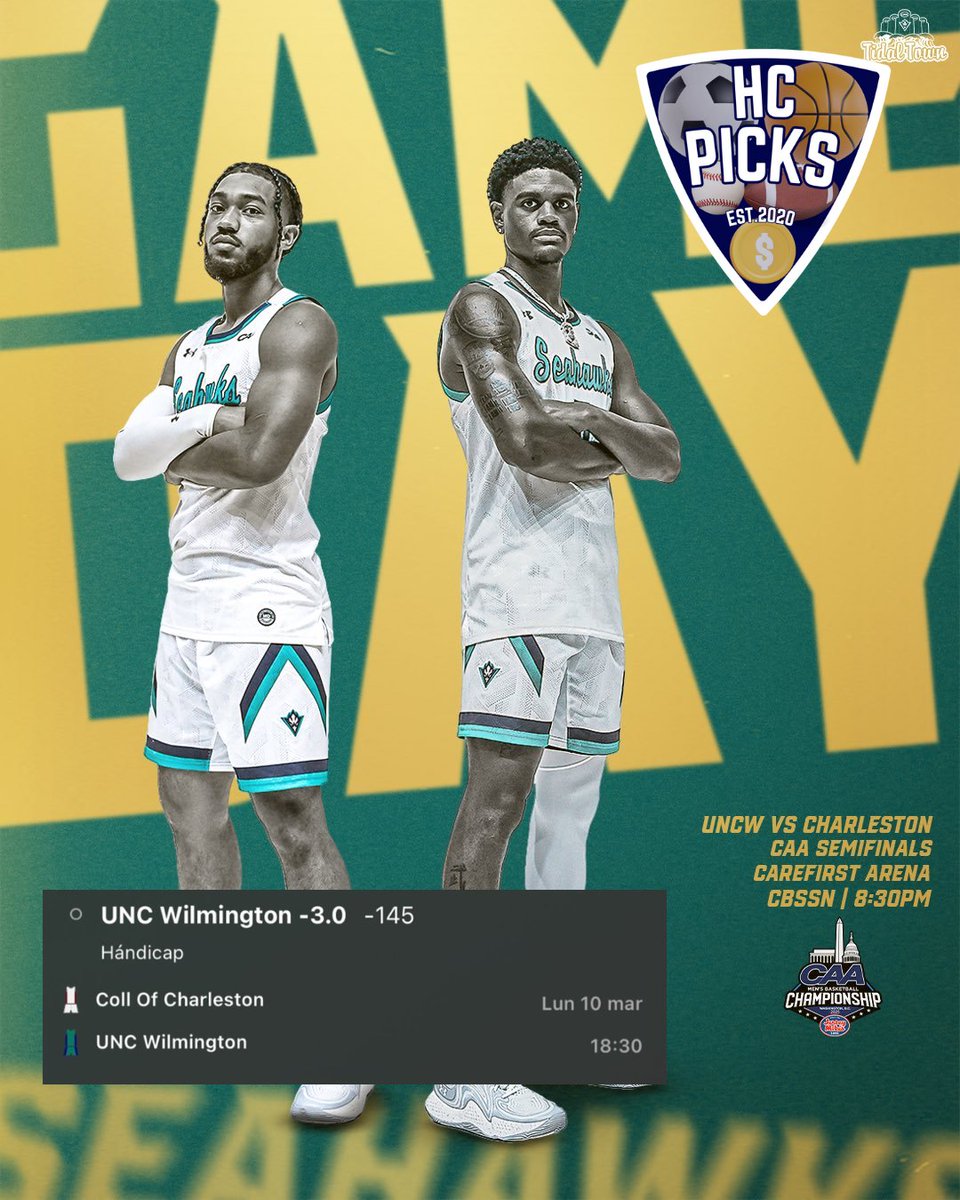 HcPicks's tweet image. NCAAB 🏀⚠️🍀🤞

#FreePlays #FREEPICK #apuestasdeportivas #apuestas #BettingX #sportsbettingtwitter #SportyBet #apuestas #gamblingX #sportsbettor