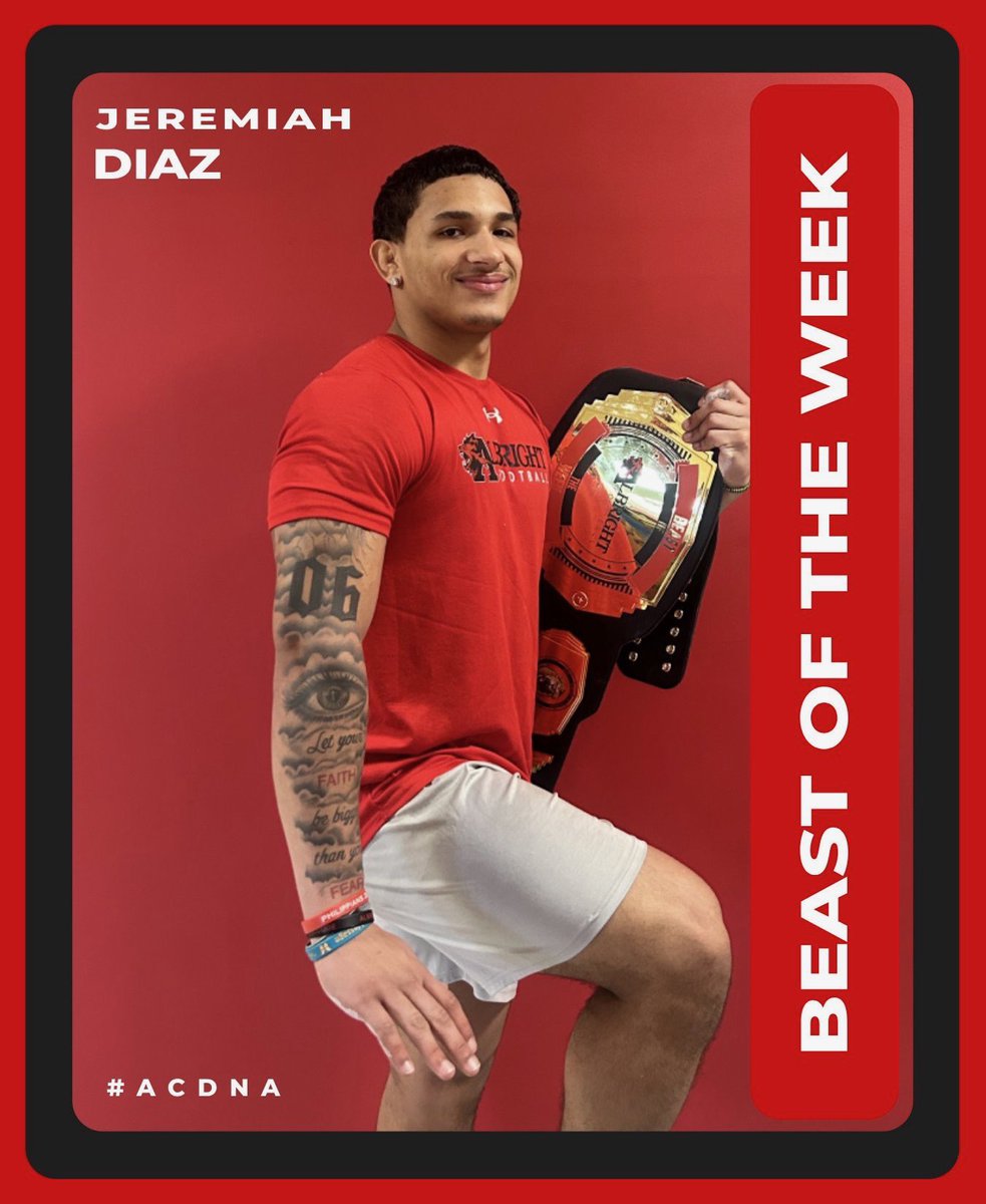 Albright Football Beasts of the Week! 

Give it up for Cody Carter and Jeremiah Diaz. Let’s keep grinding!