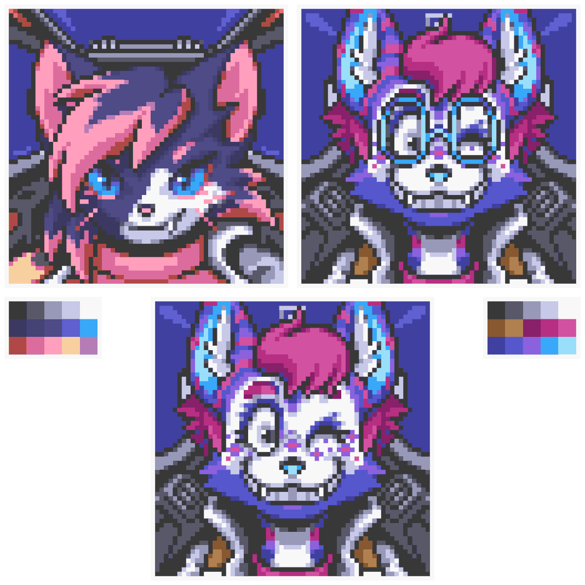 Commission work of Faye555 and Lucheek over at 🦋
#pixelart #ドット絵