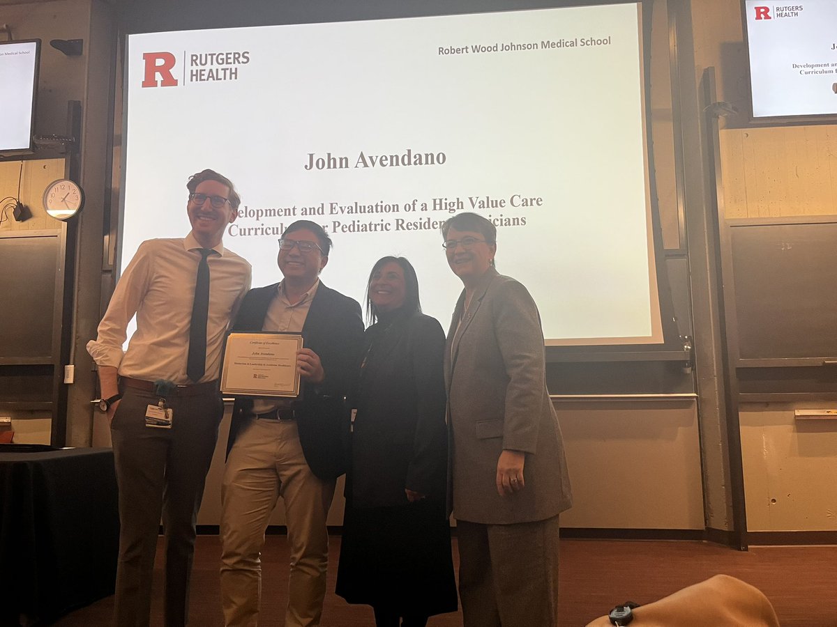 JohnPAvendano1's tweet image. The beginning of the end - our annual ceremony for student distinctions (I was awarded a Distinction in Leadership and Academic Healthcare!) and my induction into our school’s Gold Humanism Honor Society. Grateful for an amazing 5 years @RWJMS!