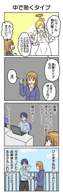 惚れ薬が飲むタイプとは限らない
#4コマ漫画 #4コマ #再掲 