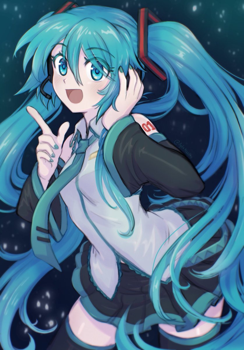 Ayla_Kazemi's tweet image. Am I too late? 😅
#MikuDay #ミクの日