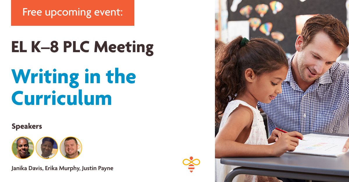 openupresources's tweet image. 🗣️ Calling all K-2 #OpenUpELA educators! 

15 minute countdown ⏲️: Join us for a virtual PLC on writing in the @ELEducation curriculum. Don’t miss out—let’s elevate your teaching practice together at 7:30 PM ET: buff.ly/NZohU7o