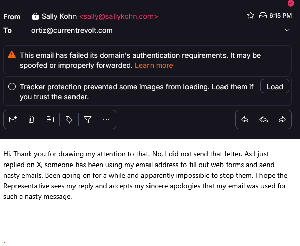 Tony Ortiz (Current Revolt) (@currentrevolt) on Twitter photo We reached out to <a href="/sallykohn/">Sally Kohn</a> for comment on this message to <a href="/NateSchatzline/">Nate Schatzline</a>. She confirmed it was not from her. We reached out to <a href="/sallykohn/">Sally Kohn</a> for comment on this message to <a href="/NateSchatzline/">Nate Schatzline</a>. She confirmed it was not from her.