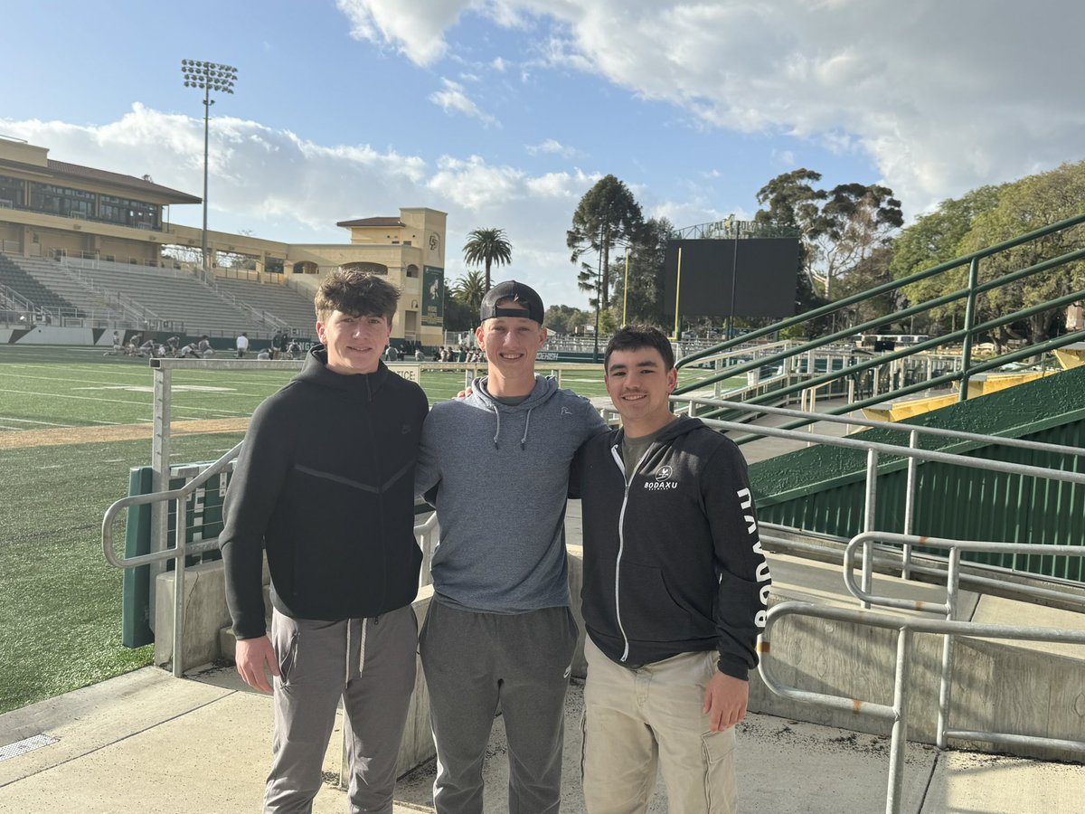 Had a great time at the Cal Poly Junior Day this weekend! Thank you <a href="/CoachMHazelwood/">Matty Hazelwood</a> <a href="/CoachWulff/">Paul Wulff</a> <a href="/CoachKevinClune/">Kevin Clune</a> for having me out.