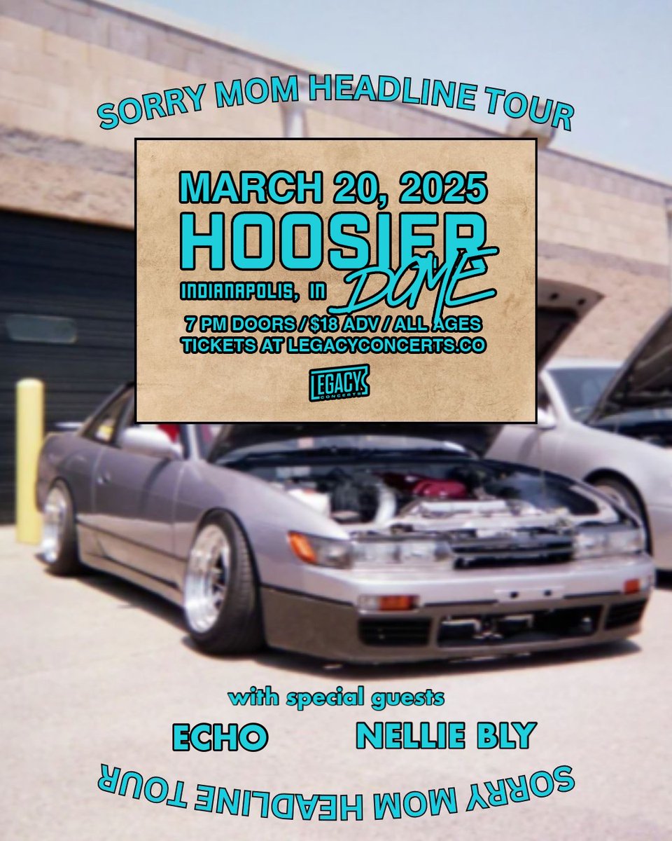 hello social media site echo is playing a show on the 20th at the hoosier dome in indianapolis and it will be fun ok bye &lt;3