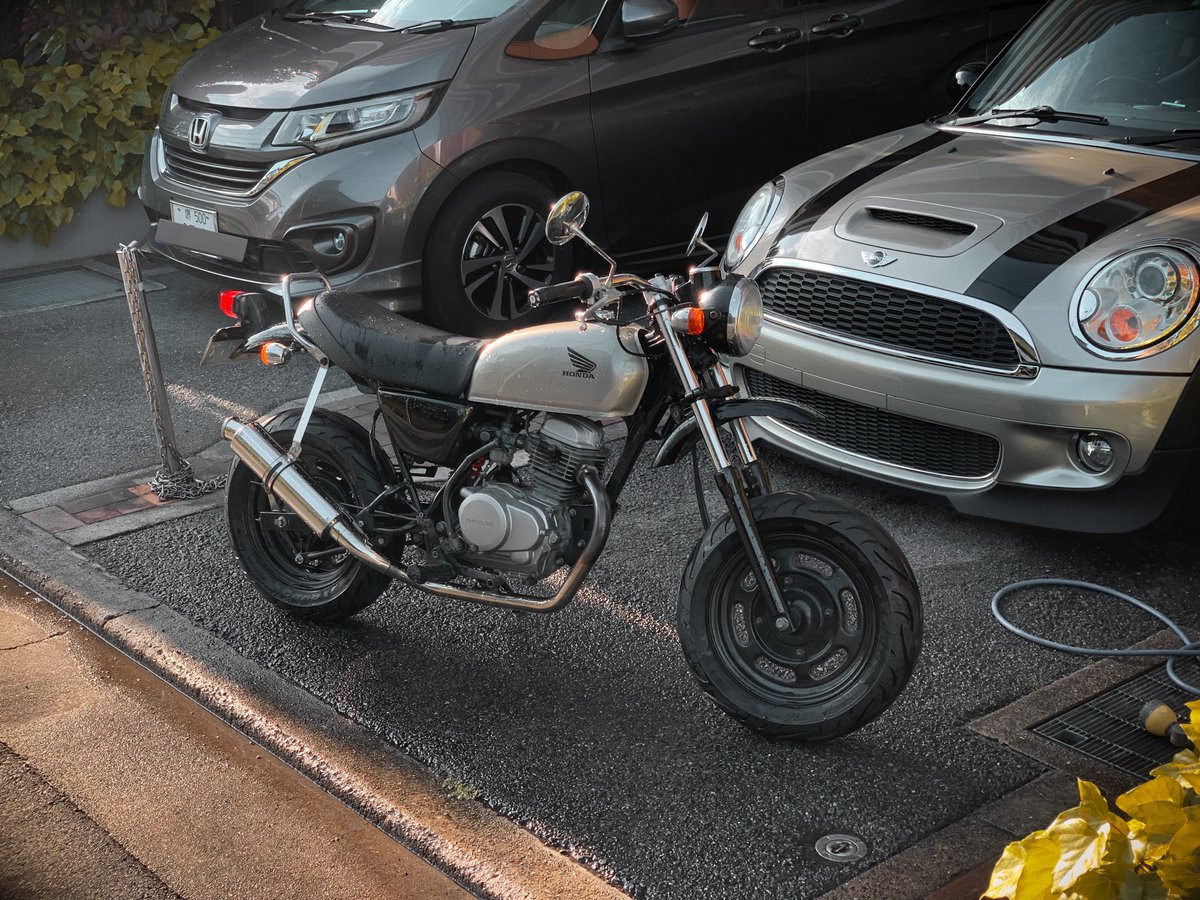 タンクカラーはMINIと同じ色に塗っていて、学生の頃からの思い出の詰まったバイクで毎日乗って大切にしていた愛車です。
何としてでも見つけたいです。
どうかよろしくお願いいたします。🙇‍♂️