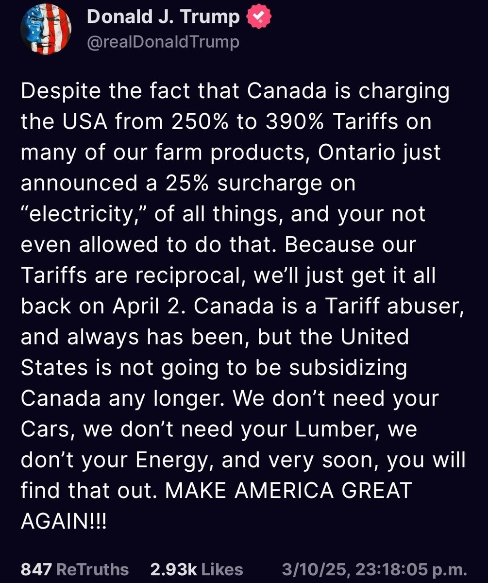 ztisdale's tweet photo. It's go time!

Fellow Canadians, please remember, Trump is at war with Canada's Globalist Uniparty, not the Canadian people.

It's time to dump the Marxists and the CCP that have captured Canada, and hit the reset button by joining the United States.

Let's go Team Freedom! https://t.co/FlKxpQwNSp