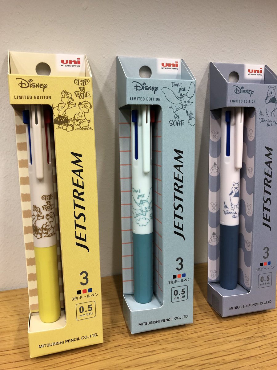 ジェットストリーム限定ディズニー柄入荷しました！毎回什器がカワイイ