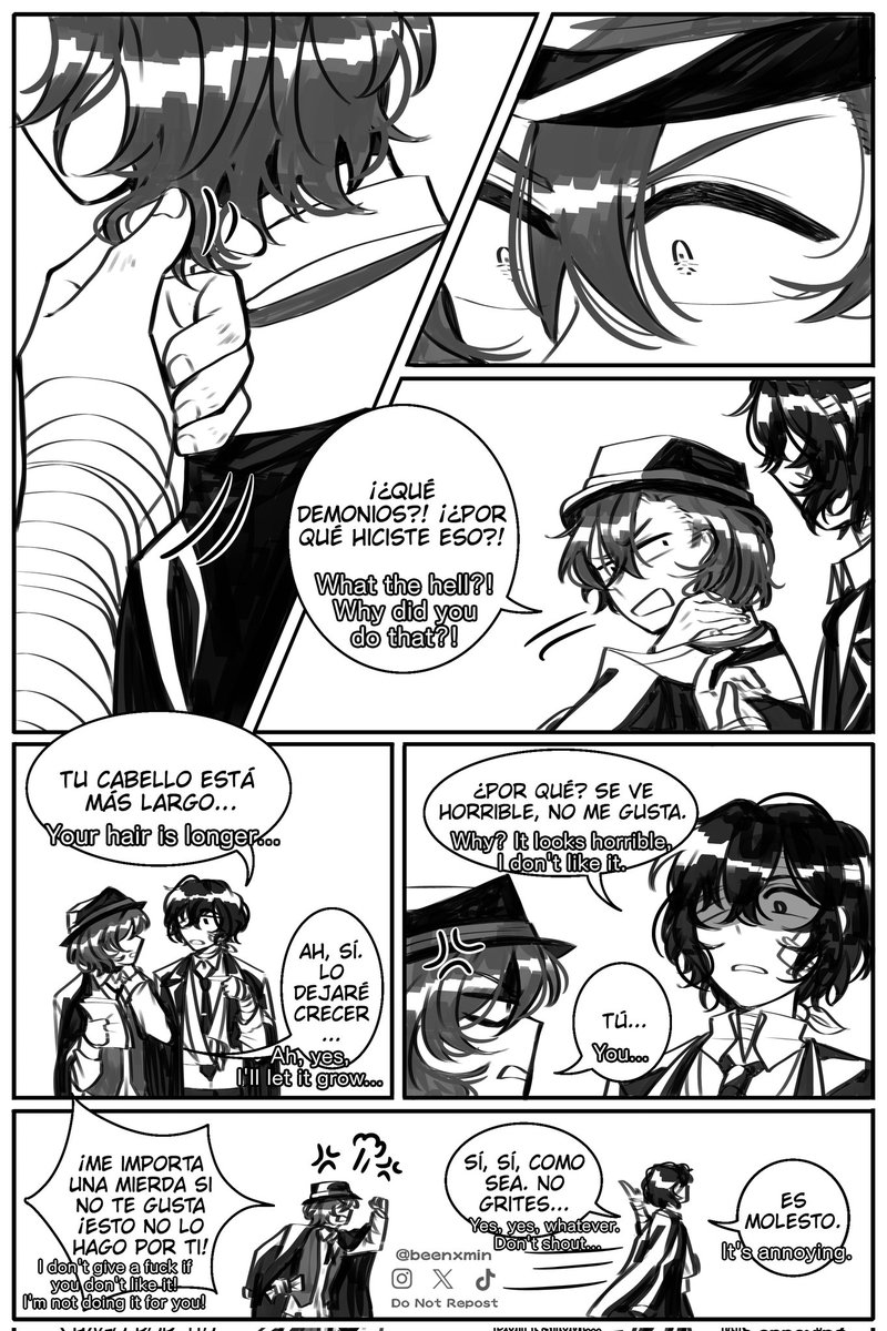 beenxmin's tweet photo. Cómic 1/3

#soukoku #chuuya #dazai #bsd #comic https://t.co/841SeBGFyu