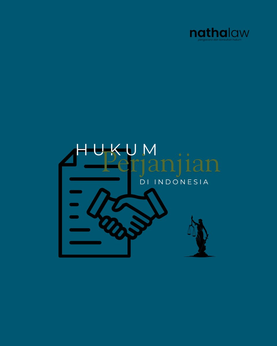 natha_law's tweet photo. "Hukum Perjanjian: Dasar Setiap Kesepakatan ⚖️"

Setiap transaksi, dari jual beli hingga kerja sama bisnis, diatur oleh hukum perjanjian. Apa syarat sahnya? Apa risikonya jika dilanggar? Simak di thread ini! ⬇️
#Thread https://t.co/QMbSK9Z4yy