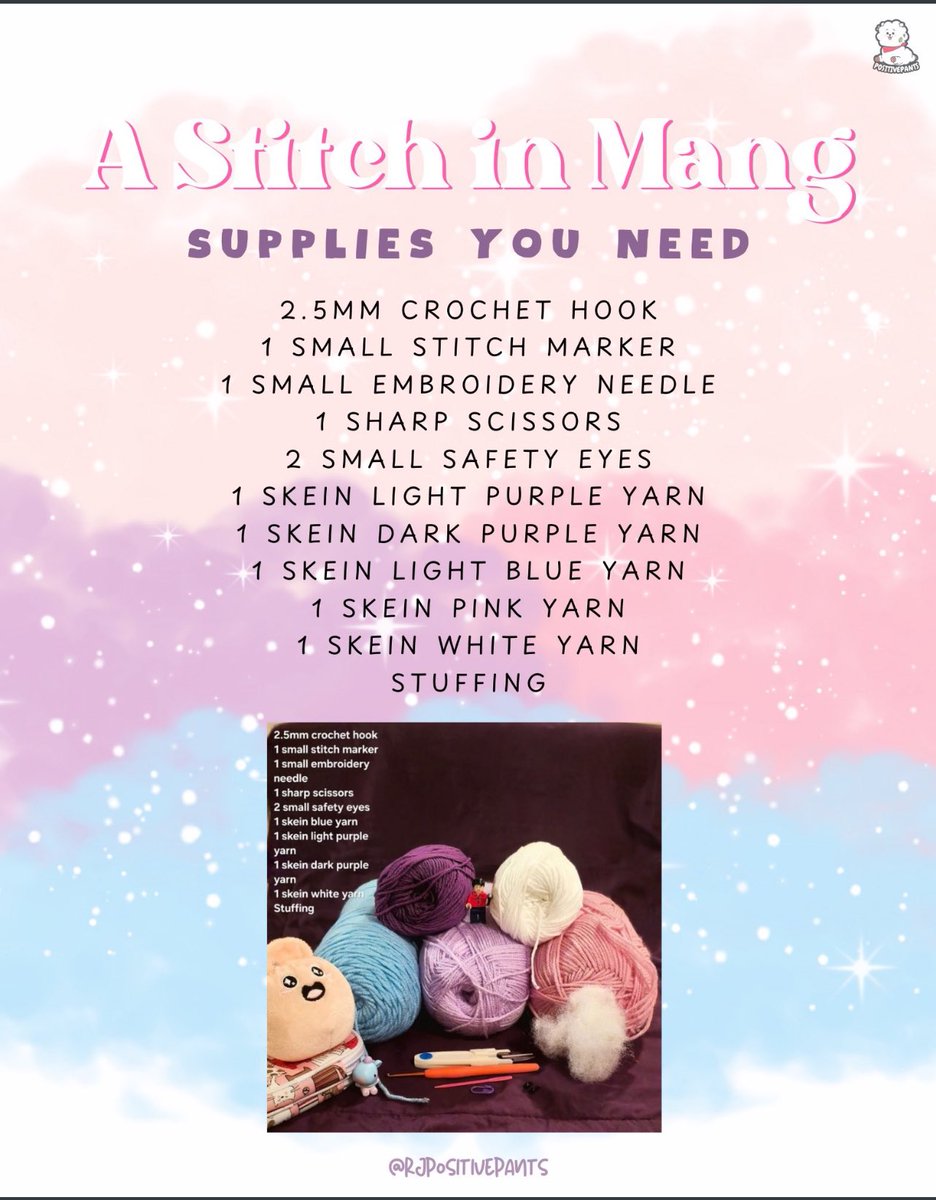 RJPositivePants's tweet photo. For those joining us for A Stitch in Mang on 3/18 - here is the list of supplies to purchase ahead of time. https://t.co/UZTAB4TRxY