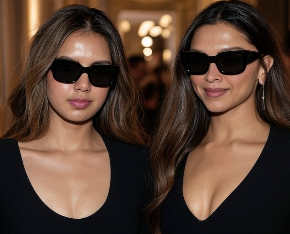 YourXInbox's tweet photo. Deepika Padukone &amp; Blackpink's Lisa dazzle at the Louis Vuitton 2025 show during Paris Fashion Week! A stunning blend of Bollywood glamour &amp; K-pop style. #DeepikaPadukone #BlackpinkLisa #LouisVuitton2025 #ParisFashionWeek2025 #LVFW2025 #deepikapadukonehot https://t.co/24mn9BaoQF