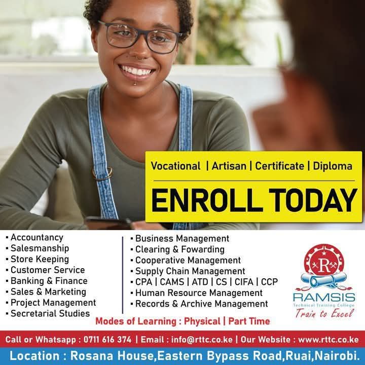 ramsistechnical's tweet photo. #RamsisTechnicalTrainingCollege #ICT #March2025 #TrendingNow #CPA #RamsisTechnicalTrainingCollege #computerpackages #engineering #training #SoftwareDevelopment #softwaretraining #latestnews #EducationMatters #thebestcollegeinkenya @followers https://t.co/XSJ86JKCYB