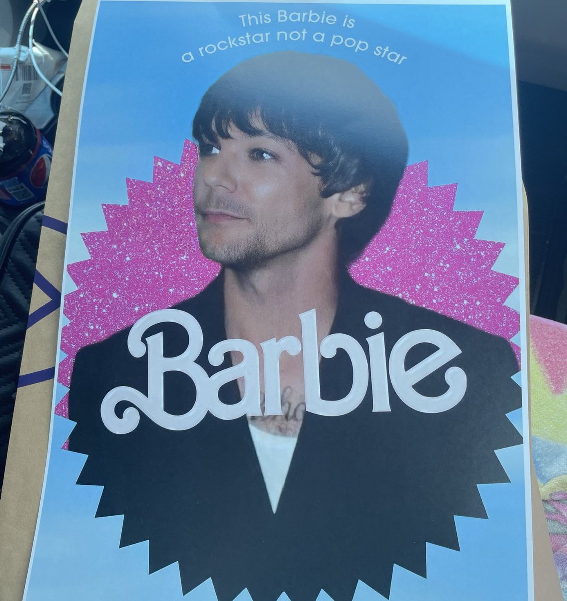 The best part, he knows he's Barbie.