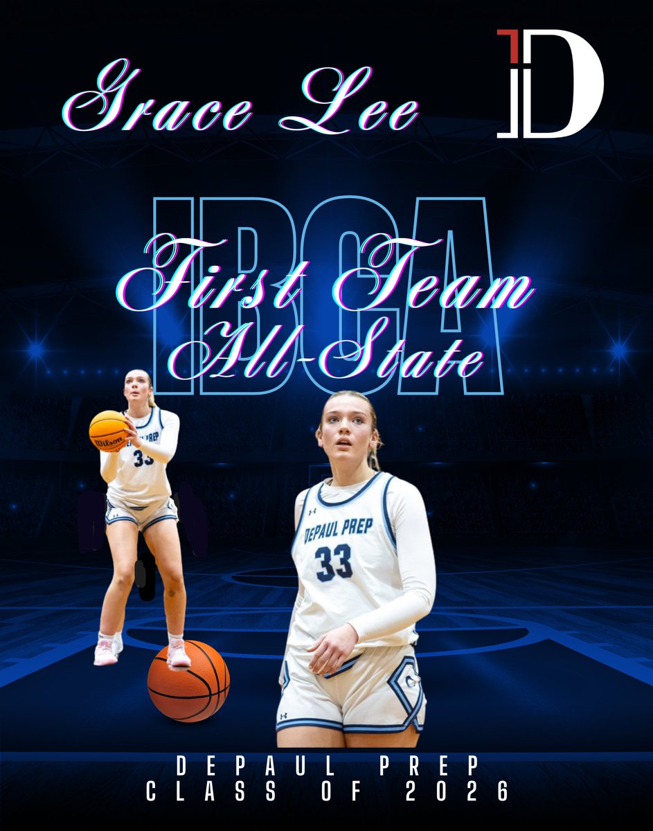 DePaulPrepWBB's tweet image. Congratulations to our Rams, Grace Lee (1st Team) and Kaitlin Totaro (Hon. Mention) @ibcacoaches All Staters!!💙💙💙💙