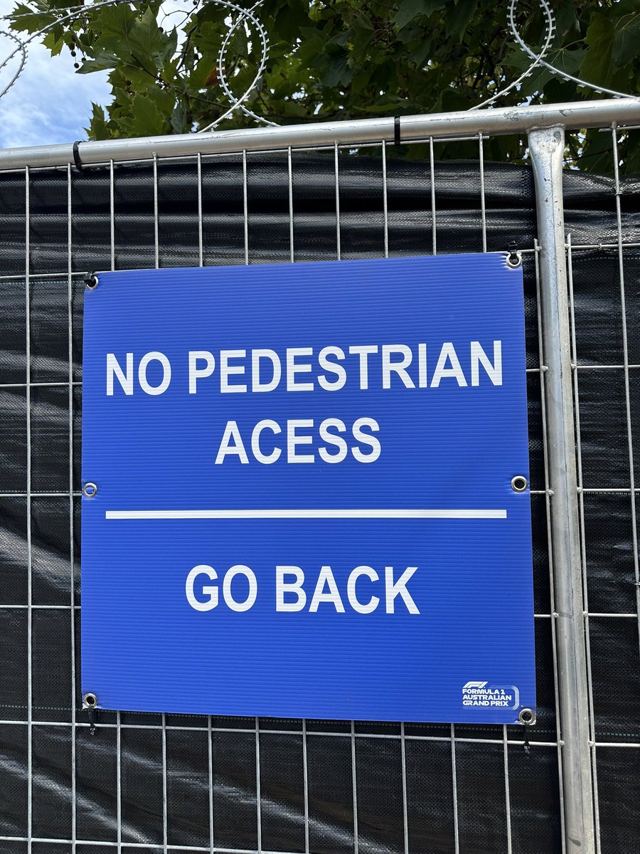 $200 million and more to stage the event, and they couldn’t find anyone who could spell. 🤣🙄 <a href="/theheraldsun/">Herald Sun</a> <a href="/theage/">The Age</a> <a href="/3AW693/">3AW Melbourne</a> #AusGP