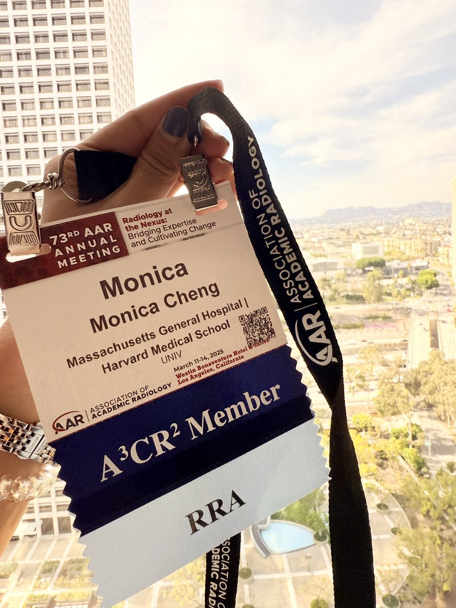 MonicaCheng_'s tweet image. Excited to be at #AAR25 in beautiful LA, connecting with the incredible community in academic radiology! ☀️@aaradiol #AARad