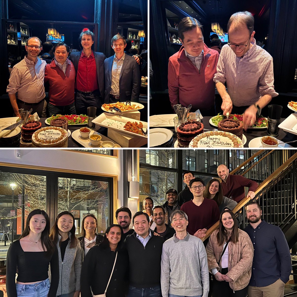 Freddy T. Nguyen, MD, PhD (@freddytn) on Twitter photo Last week <a href="/NineDiagnostics/">Nine Diagnostics</a> celebrated our 1st birthday! In yr 1, we moved leaps forward thanks to our awesome team & support of our friends, colleagues, families, advisors, & investors!
Thanks for celebrating with us in New York (top) and in Boston! Looking forward to Year 2! Last week <a href="/NineDiagnostics/">Nine Diagnostics</a> celebrated our 1st birthday! In yr 1, we moved leaps forward thanks to our awesome team & support of our friends, colleagues, families, advisors, & investors!
Thanks for celebrating with us in New York (top) and in Boston! Looking forward to Year 2!