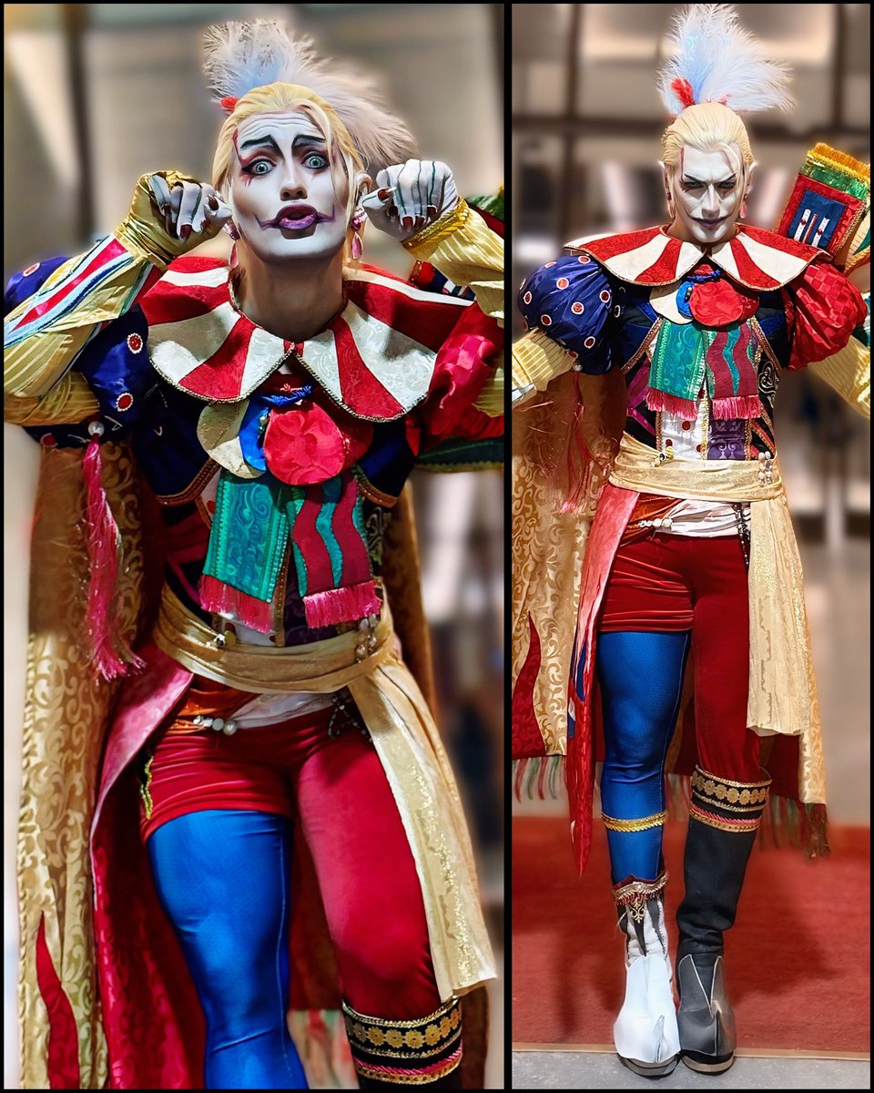 Leon_Chiro's tweet image. Kefka Palazzo - Final Fantasy VI
“Life — Dreams — HOPE!!!” 😈❤️
This Dream Cosplay marks the beginning of a New Era! I’m very happy to be back on X! 🤍✨
• Cosplay by me and @elizabeth_rage 🤍
#Kefka #FinalFantasy #FFVI #LeonChiro