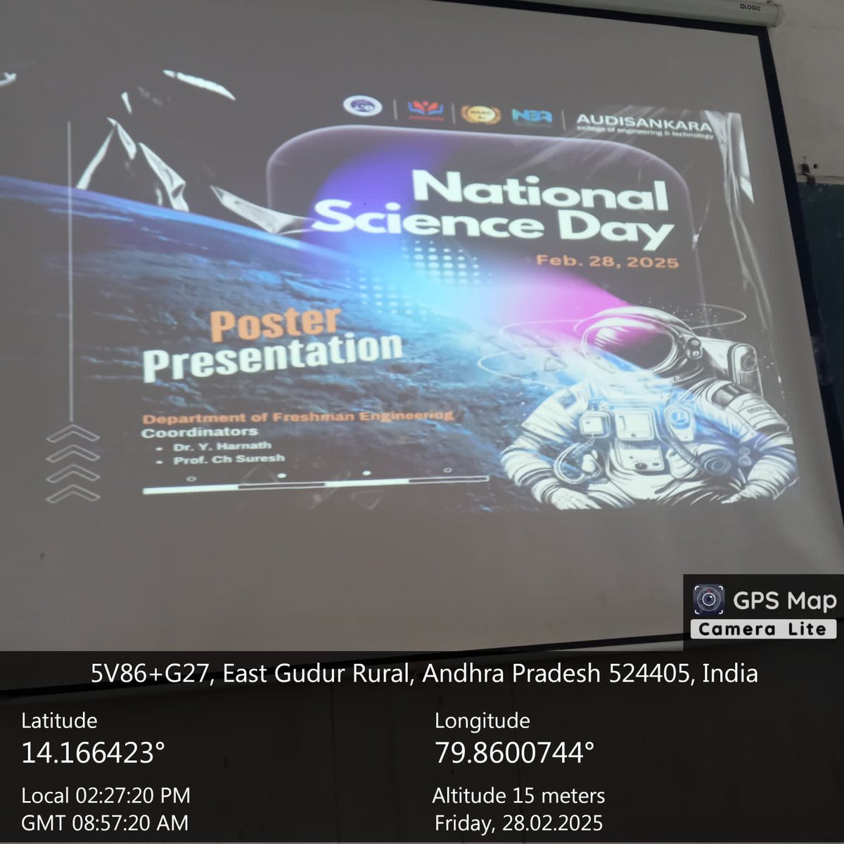 ascet49495's tweet photo. On the eve of National Science Day a poster presentation competition has been organized by the Department of Freshmen Engineering  on 28-02-2025 under Institute Innovation Council-Audisankara College of Engineering &amp; Technology. The coordinators of this program Dr.Y.Haranath and https://t.co/reEs7gVZuc