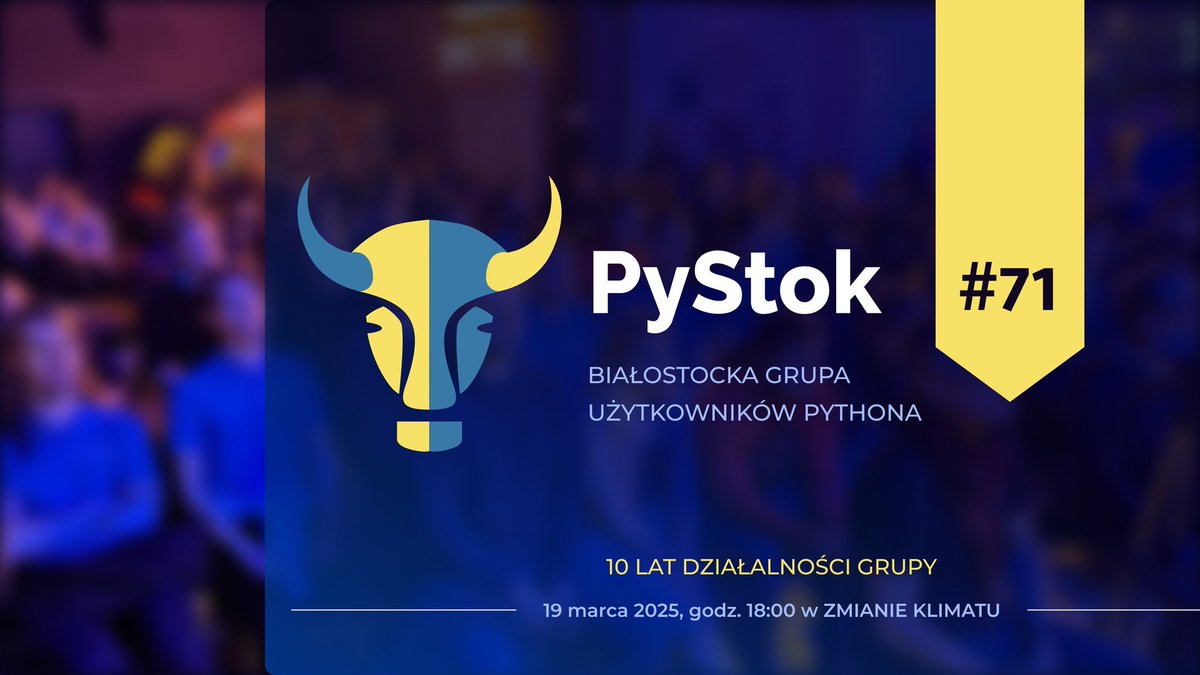 Serdecznie zapraszamy na 71. #PyStok, 19 marca o 18:00 do #ZmianaKlimatu. Na scenie wystąpią prelegenci, którzy łączą bogate doświadczenie z nieustanną ciekawością świata nowych technologii, czyli <a href="/ClimbusJK/">Jarosław Kulesza</a> i <a href="/BartoszZiolko/">Bartosz Ziółko</a>.

facebook.com/events/1455602…

#TDD #LLM #RAG #Python