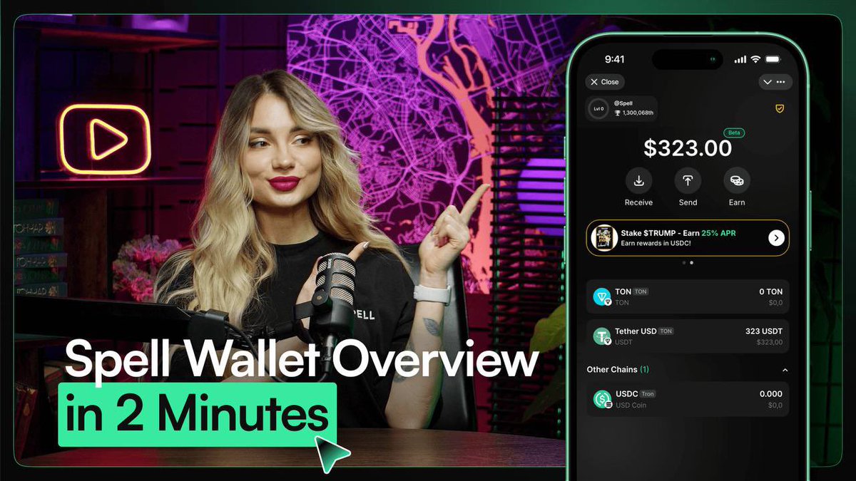 🎬 New Episode About Spell Wallet! 🍿

#SpellWallet Overview is here! It will take only 2 minutes to watch, and get extra MANA.

Our Marketing Specialist Zlata will guide you.

The magic spreads — don’t miss the spells and treasures awaiting you!

🎥 Extra MANA Quest Time

1️⃣