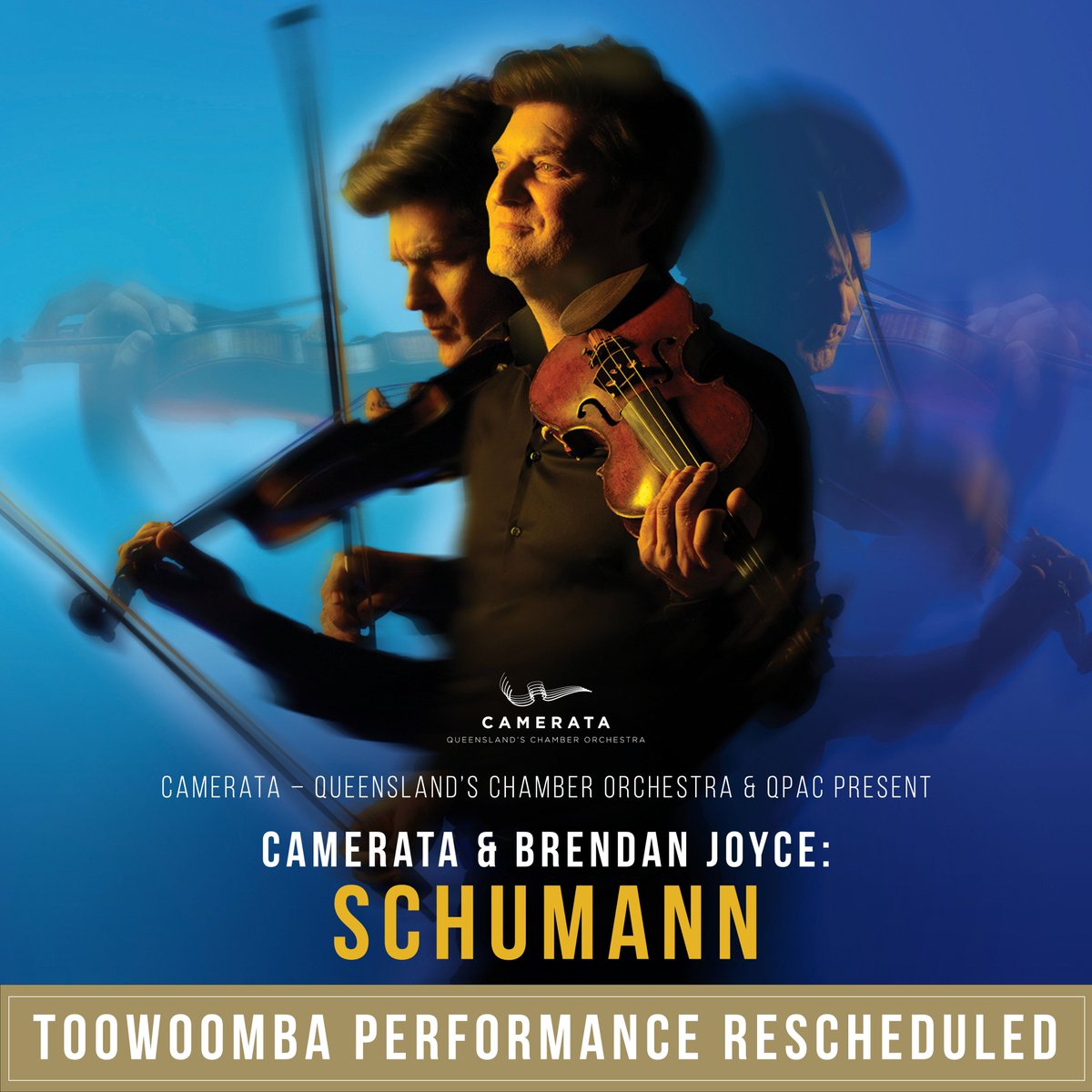 ‼️Toowoomba performance rescheduled ‼️

Due to Ex-Tropical Cyclone Alfred, we made the decision to reschedule our Camerata &amp; Brendan Joyce: Schumann concert this Wednesday evening at The Empire in Toowoomba to this Saturday, 15 March.

Find out more: bit.ly/4iE2Ia3