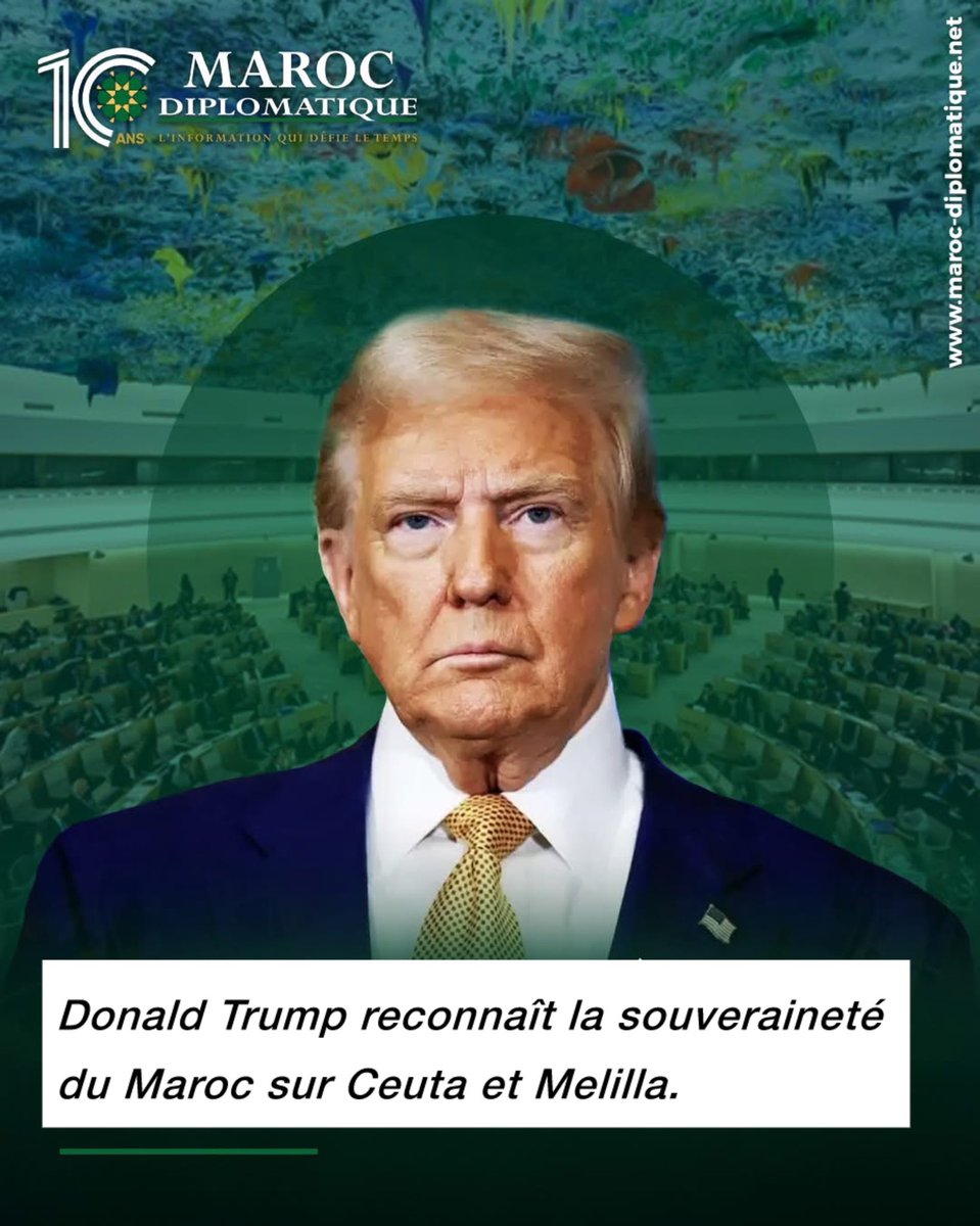AntiMoorish's tweet photo. 🚨🇺🇸🇪🇸🇲🇦 : Le président des Etats-Unis reconnaît la souveraineté du Maroc sur les villes de Ceuta et Melilla.
En contrepartie, le roi du Maroc assure laisser sa place à Benjamin Netanyahu. https://t.co/iFVTuapvTS