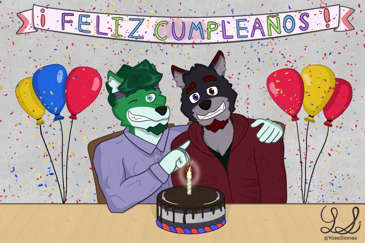 Yose the radioactive-green wolf 🐺🟢🔞 (@yosestones) on Twitter photo Hoy quiero felicitar a un buen amigo lobuno, que a pesar que cada quien está por su lado eso no impide que tengamos una muy bonita amistad, siendo uno de los mejores 💚❤
Feliz cumpleaños mejor amigo! <a href="/KlauzPrime/">Klauz Prime</a> 🐺🐺 Hoy quiero felicitar a un buen amigo lobuno, que a pesar que cada quien está por su lado eso no impide que tengamos una muy bonita amistad, siendo uno de los mejores 💚❤
Feliz cumpleaños mejor amigo! <a href="/KlauzPrime/">Klauz Prime</a> 🐺🐺