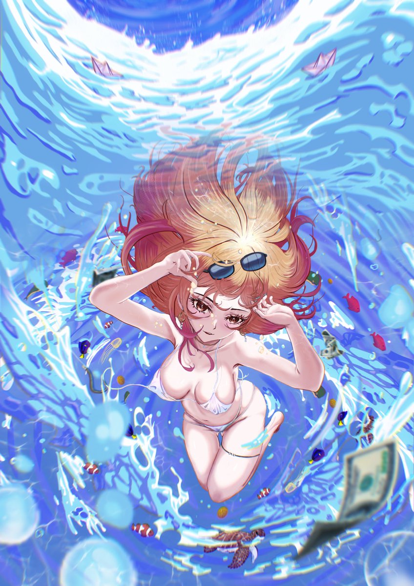 rabkong0903's tweet image. たとえ溺れても、美しくありたい。 #ririkart