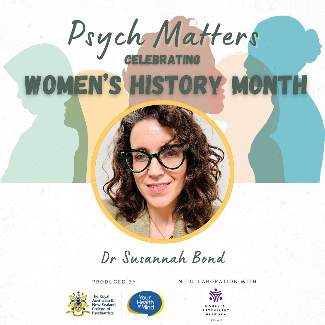 Hear from Dr Susannah Bond on women mentoring women where she shares insights on her psychiatry career &amp; the vital role of mentorship in psychiatry, particularly for women.
The episode is part of the #WomensHistoryMonth series by #PsychMatters &amp; <a href="/WPN_ANZ/">Women’s Psychiatry Network ANZ</a>.
psychmatters.ranzcp.org/1072258/episod…