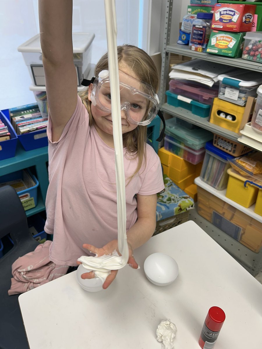 Late Post: Solid, Liquids and Gases - making slime.  So fun!@basinviewdrive <a href="/HRCE_NS/">Halifax Regional Centre for Education</a>