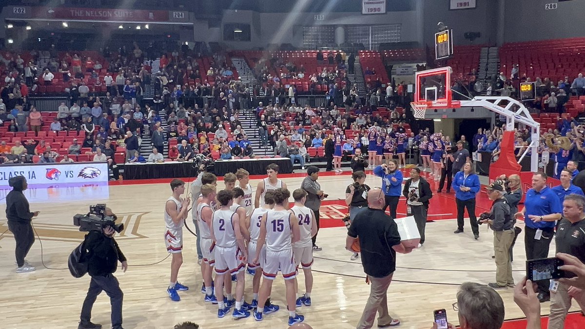 Final at NIU 

Cougars are headed to Champaign!!! 

51-43 win over Aurora Christian