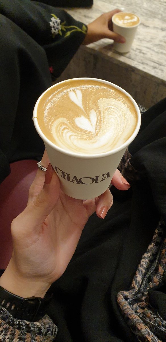 على مايبدو احدهم ادمن قهوة تشاوا : CHAOUA 🤍🤍🤍