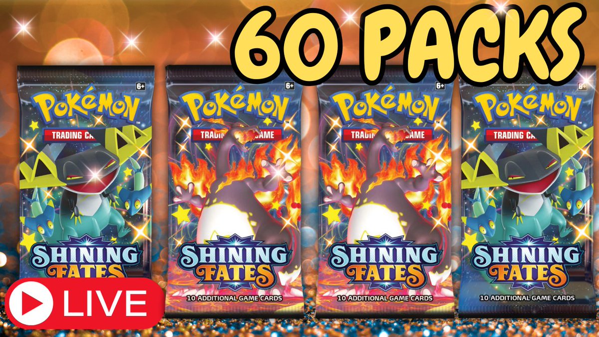 PokeHEX5555's tweet photo. 🎁Giveaway🎁

Let's Give Away 10 Booster Packs of Shining Fates!

🚨Entry Rules
-✍️Comment on this Post
-✅Follow @PokeHEX5555 
-❤️Like & ♻️RePost
-🏷️Tag 2 Friends

Tune into my Friday 3/14/25 Livestream at 12pm EST where I am opening up and Giving Away all the HITS from 60 Booster Packs of Shining Fates!

1 X User Chosen Down Below for all the HITS of 10 Shining Fates Booster Packs!