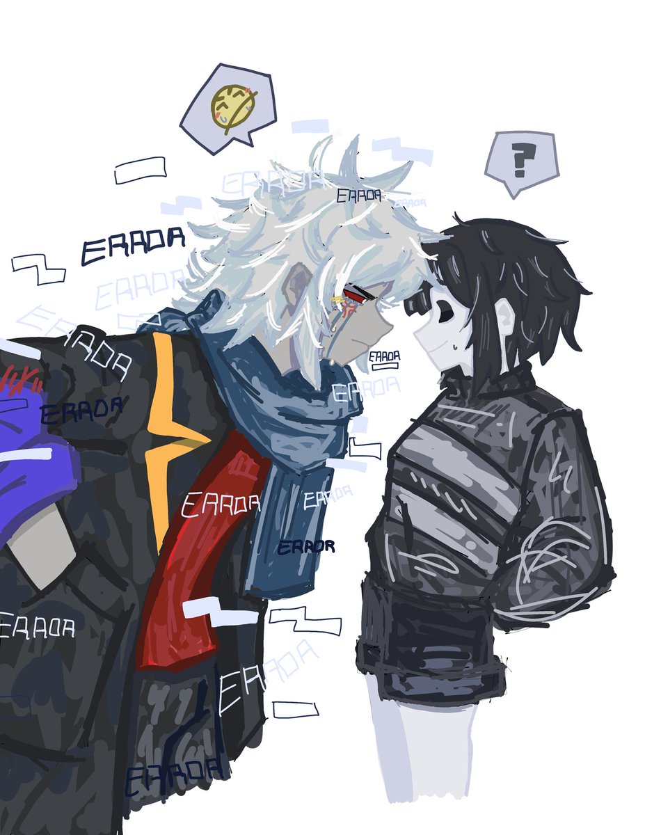 zyrix0_bink's tweet photo. No volveré como siempre jajajaa 
Mysteriously disappears hahaha

El pinche fideo no sabe cómo colorear hacique coloreo como se le dio la gana ajajaj 

Fidel doesn't know how to color drawings hahaha

#frans #errorsans #corefrisk #errorcore https://t.co/kI0oSRSRET