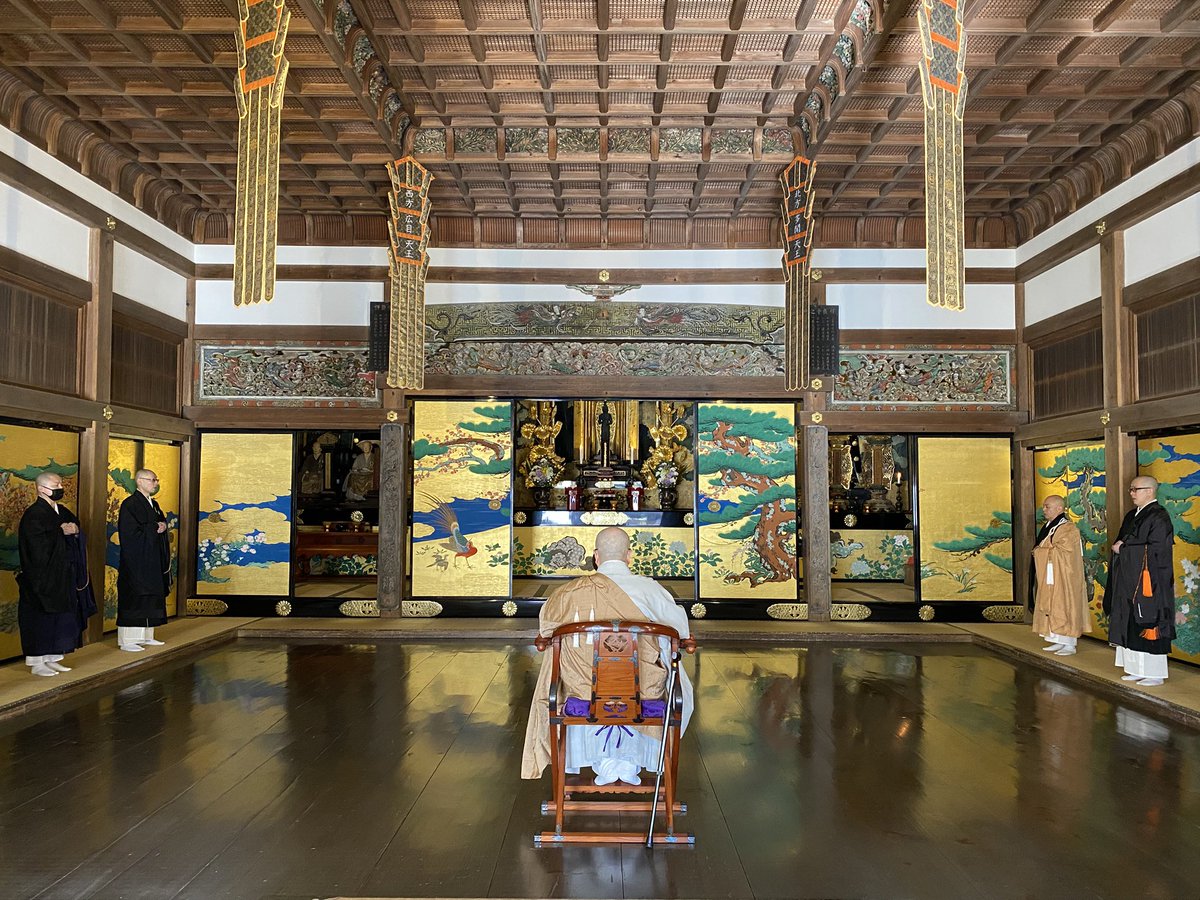 Zuiganji_Temple's tweet photo. 東日本大地震から14年、本堂に於きまして被災物故者慰霊法要を厳修致しました。
また、14時30分からは参道の復興地蔵堂にて、わらべ地蔵法要を執り行います。どなたでも御参列いただけますので、お時間のございます方はお参りください。
#瑞巌寺　
#東日本大震災 https://t.co/920e2cXHwo