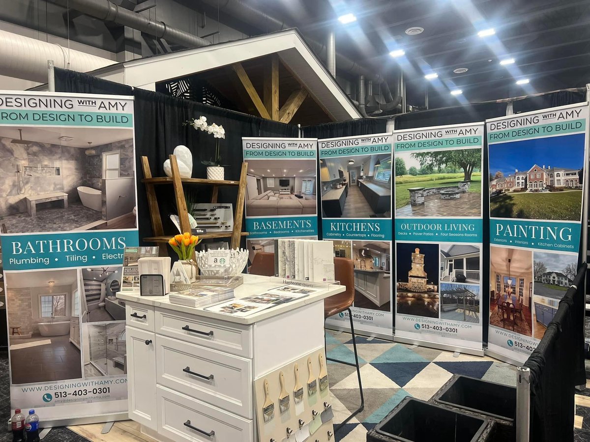 Home + Design Show 2025 Vendor Spotlight: Designing with Amy! Transforming old spaces into new, whether you need a quick freshening up or in need of more space, Amy is your gal. See their booth and more on March 22-23 at the Cintas Center. FREE entry! 👉 cincymagazine.com/home-design-sh…