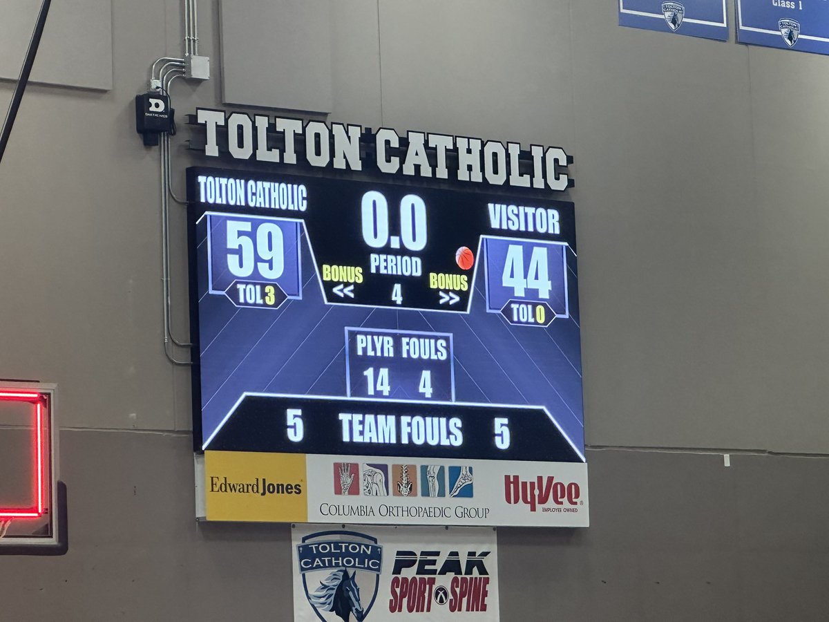 Class 4 State Sectional @ Father Tolton
Final
Fr. Tolton 59
Strafford 44
Indians finish 24-5 on the year
#StraffordStrong
<a href="/OzarksOzone/">Ozarks Sports Zone</a>